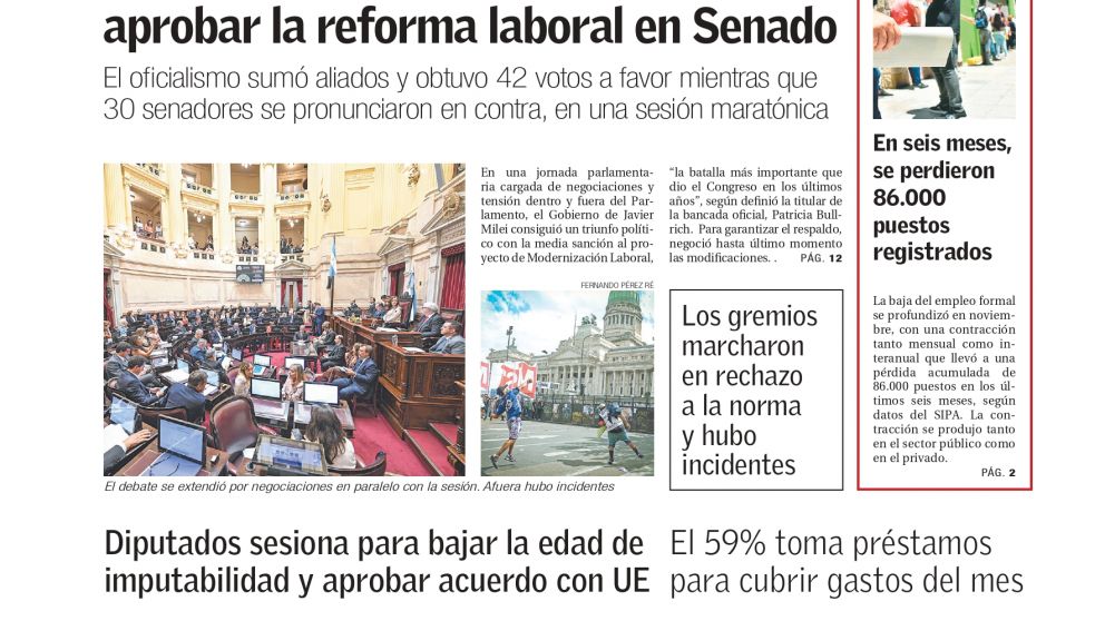 La tapa de BAE Negocios