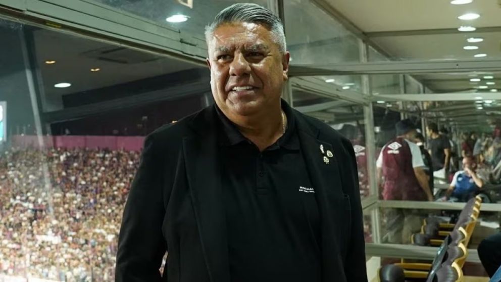 Horas después del llamado a indagatoria, Claudio Tapia volvió a mostrarse en la final de la Recopa Sudamericana entre Lanús y Flamengo