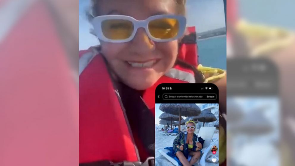 Captura del video subido a redes por la ex directora de Turismo Social