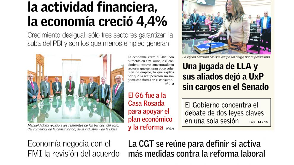 Crecimiento desigual, respaldo empresario y negociación con el FMI: los temas del día en BAE Negocios