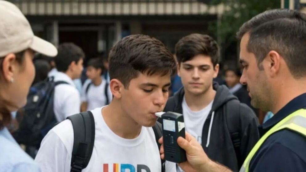 Controles preventivos a alumnos de quinto año por el Último Primer Día