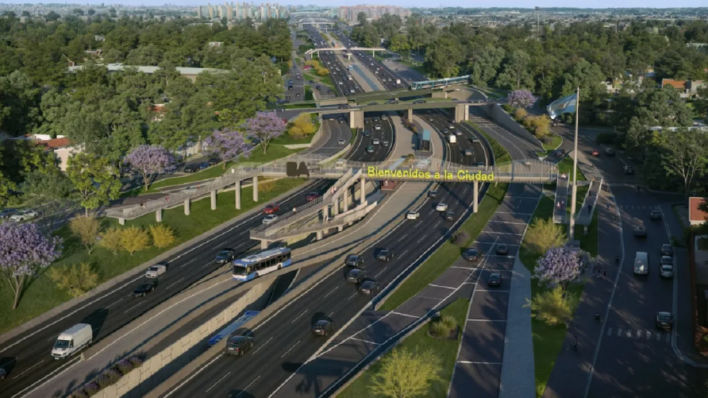 La Dellepiane se transformará en la primera "Autopista Parque" del país