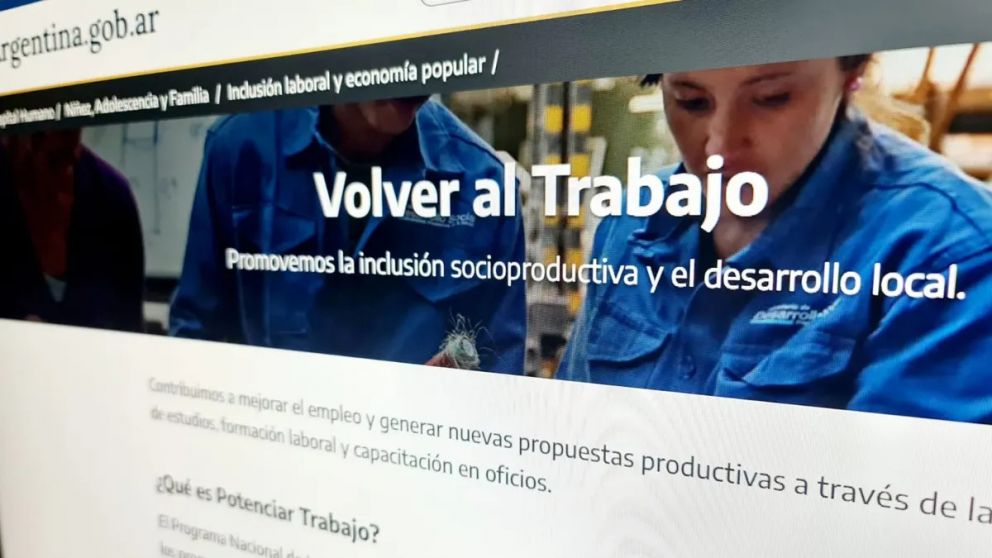 Abril será el último mes de cobro de Volver al Trabajo