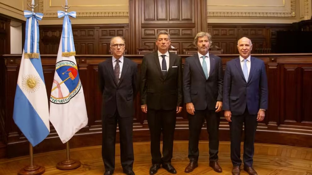 Juan Bautista Mahiques tuvo su primer encuentro con la Corte, integrada por Horacio Rosatti, Carlos Rosenkrantz y Ricardo Lorenzetti