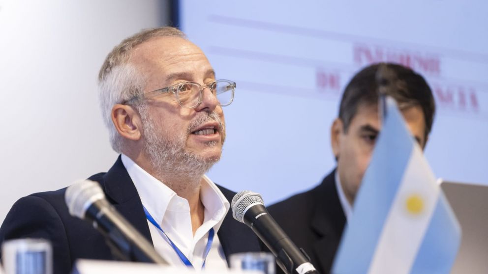 Mart�n Etchevers, el presidente de Adepa, durante la 190 Jornadas de Directores