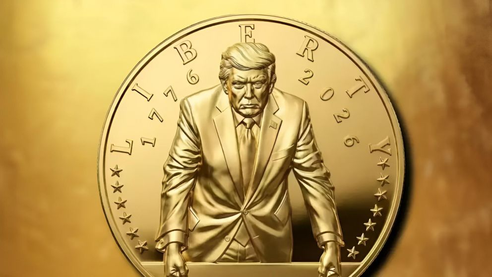 Trump tendrá su moneda de oro y abre choque legal e histórico