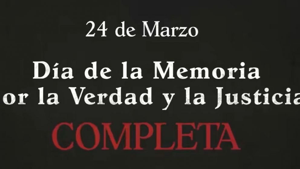 El video del Gobierno por los 50 años del Golpe de Estado