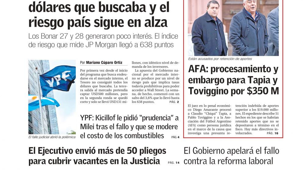 El Tesoro no consiguió los dólares que buscaba y la inflación sigue en ascenso: los temas del día en BAE Negocios