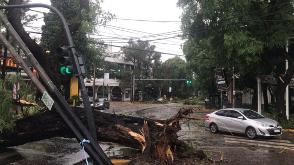 Autos sumergidos y calles anegadas tras la tormenta que golpe� con fuerza al AMBA