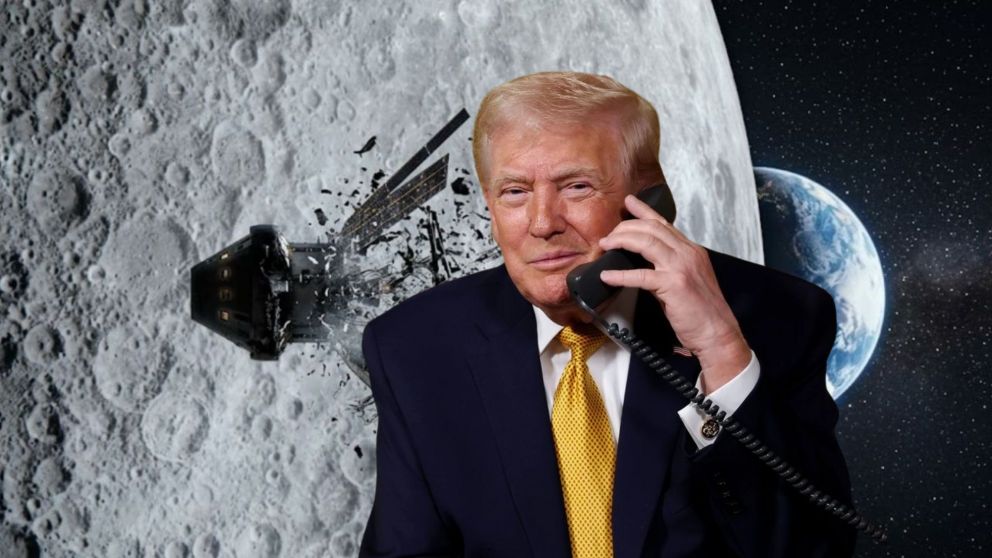Trump se comunic� con los astronautas de la misi�n Artemis II. 