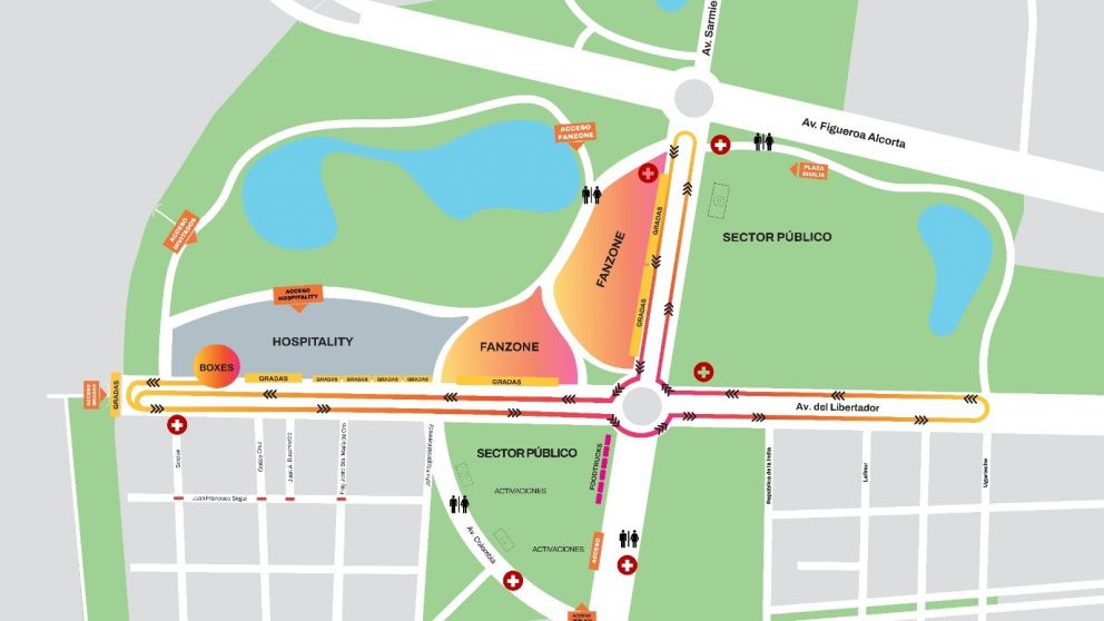 Se ampl�a el circuito para el road show de Franco Colapinto en Palermo