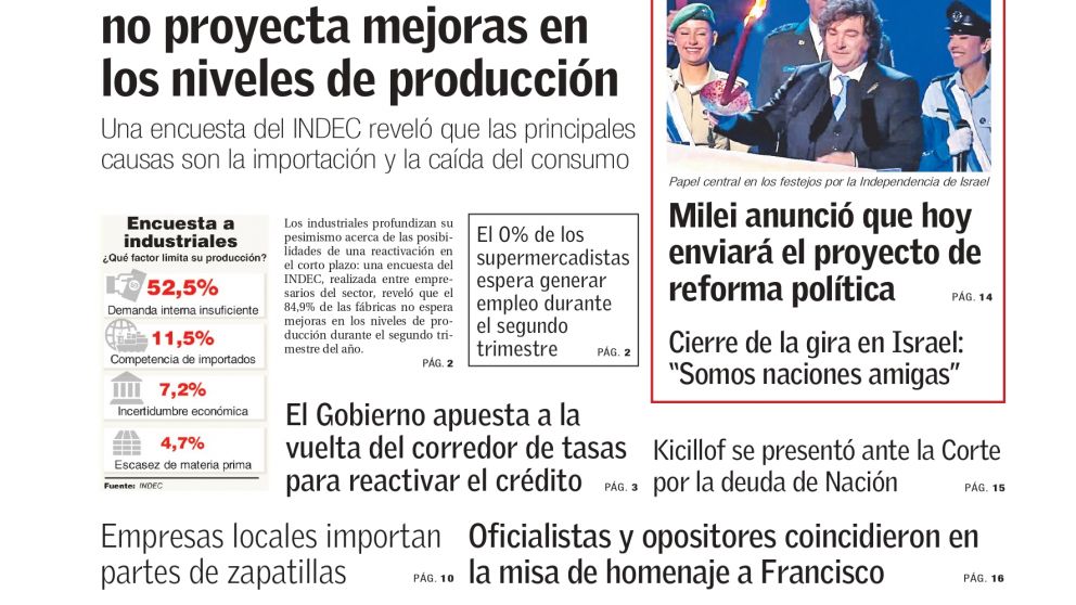 La tapa de BAE Negocios