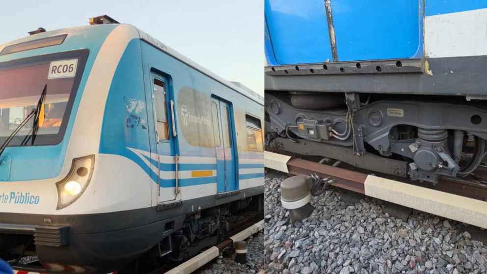 Descarril� el Tren Sarmiento a la altura de Liniers