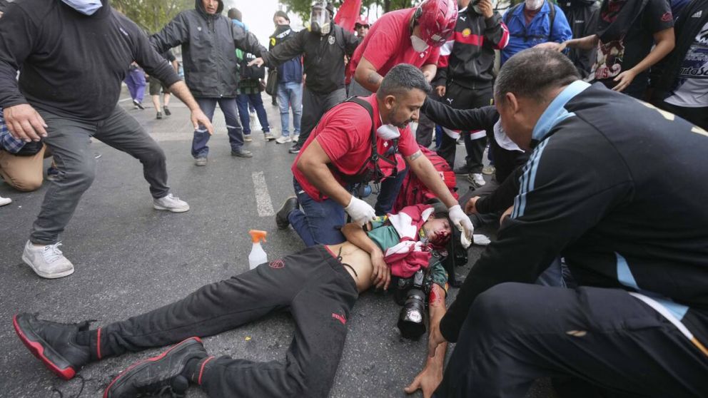 Pablo Grillo fue herido de gravedad en la cabeza por el disparo de un cartucho de gas lacrim�geno efectuado por un gendarme