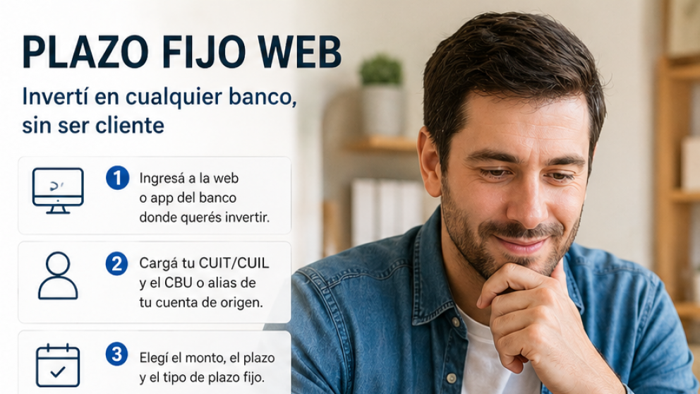 Plazo fijo con CUIL: c�mo invertir en cualquier banco sin ser cliente y aprovechar mejores tasas