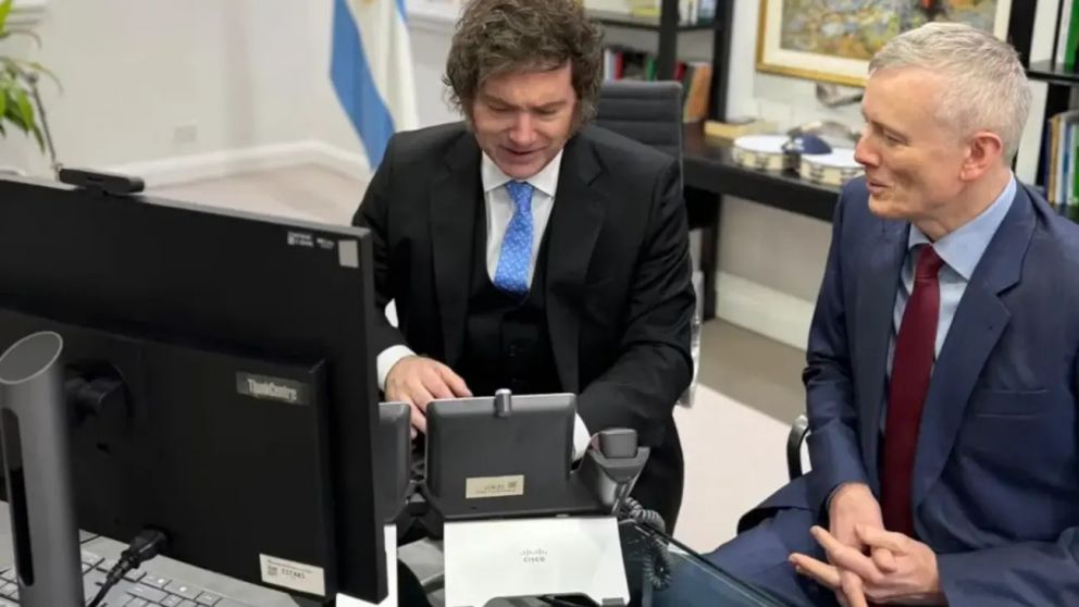 Javier Milei y Mark Carney dialogaron sobre un posible acuerdo entre Canad� y el Mercosur