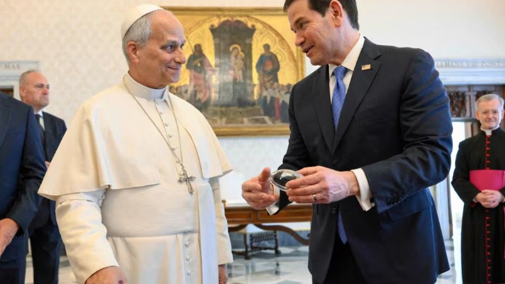  Rubio se reuni� con Le�n XIV en medio de las tensiones con Trump: "Fue una charla amistosa"
