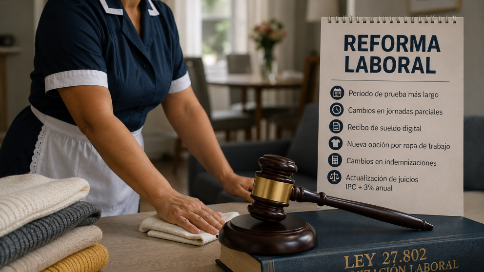 Servicio dom�stico: los cambios que vuelven a regir por la reforma laboral