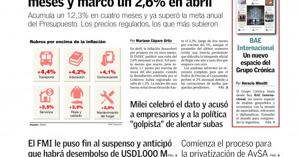 Inflación en Argentina baja a 2,6%: ¿qué significa para el mercado?