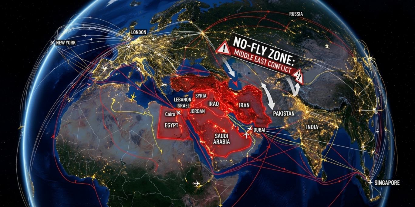 La guerra redibuja la conectividad aérea