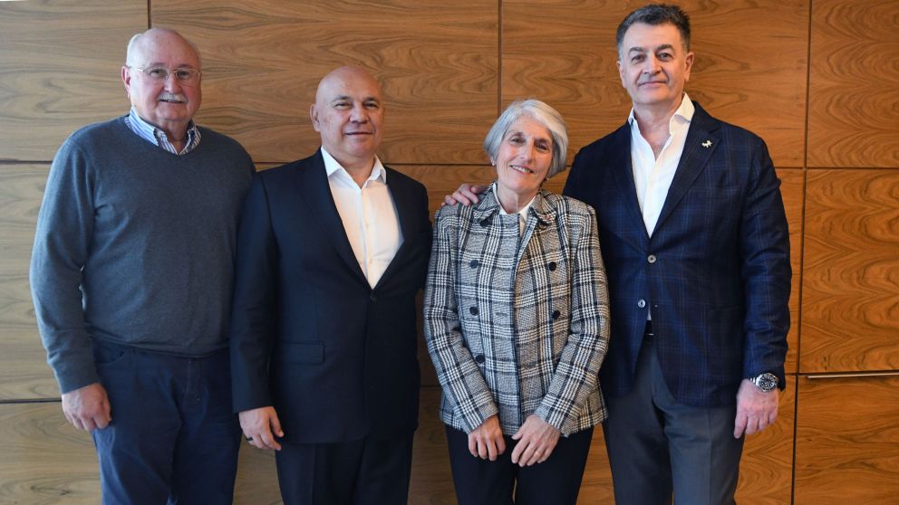 De izquierda a derecha: Héctor Raffaelli, Raúl Olmos, Liliana Favaloro y Marcelo Carbone (Foto: Pablo Villán)