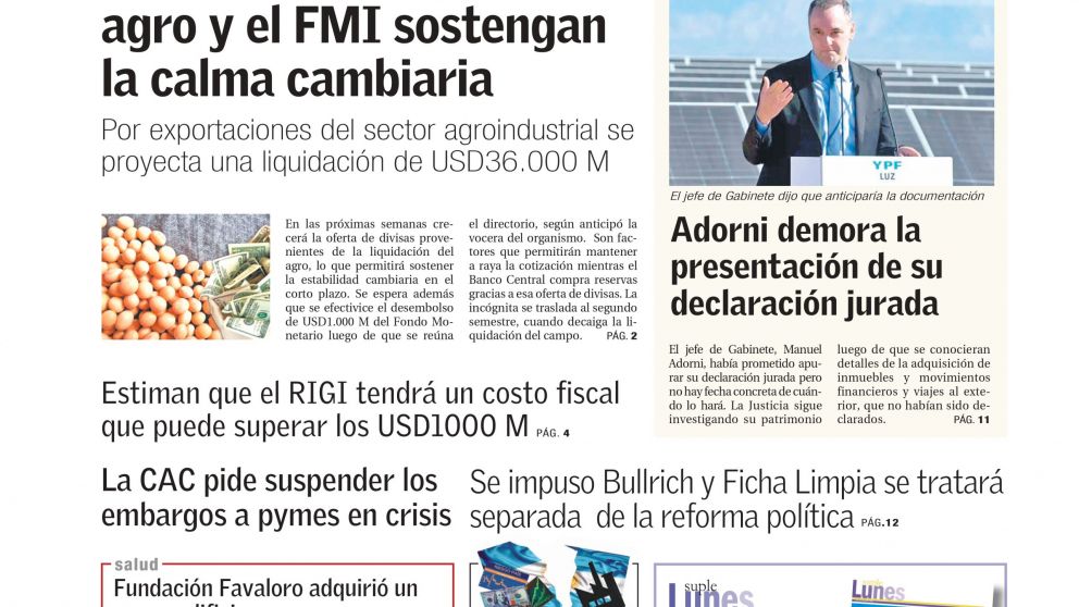 Desinflación, más dólares y la declaración jurada de Adorni: los temas del día en BAE Negocios