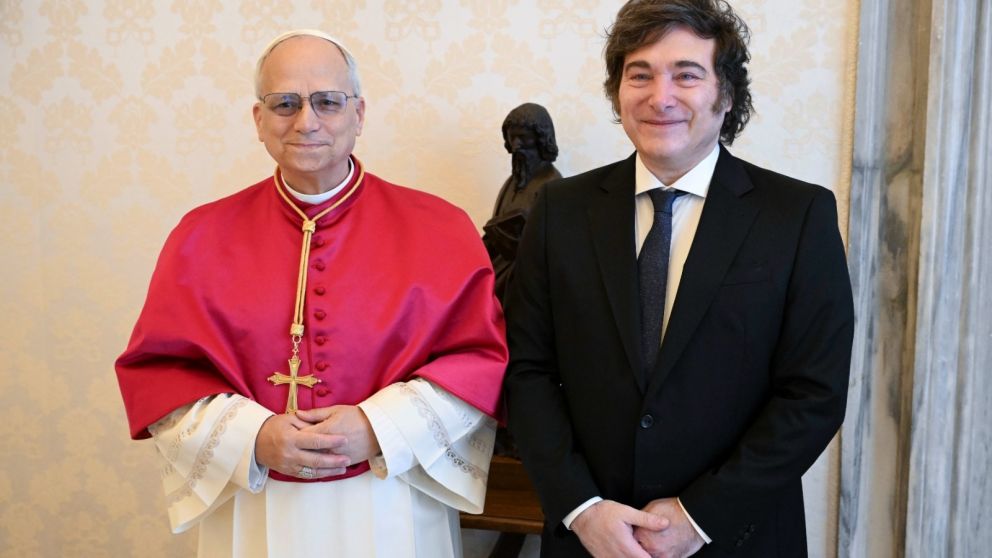 Milei y Quirno publicaron "gui�os" sobre una posible visita del papa Le�n XIV a la Argentina