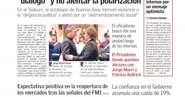 Confianza en el Gobierno cae 1,6%: riesgo país en 514 puntos