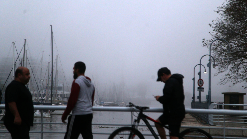 Niebla en la Ciudad de Buenos Aires.