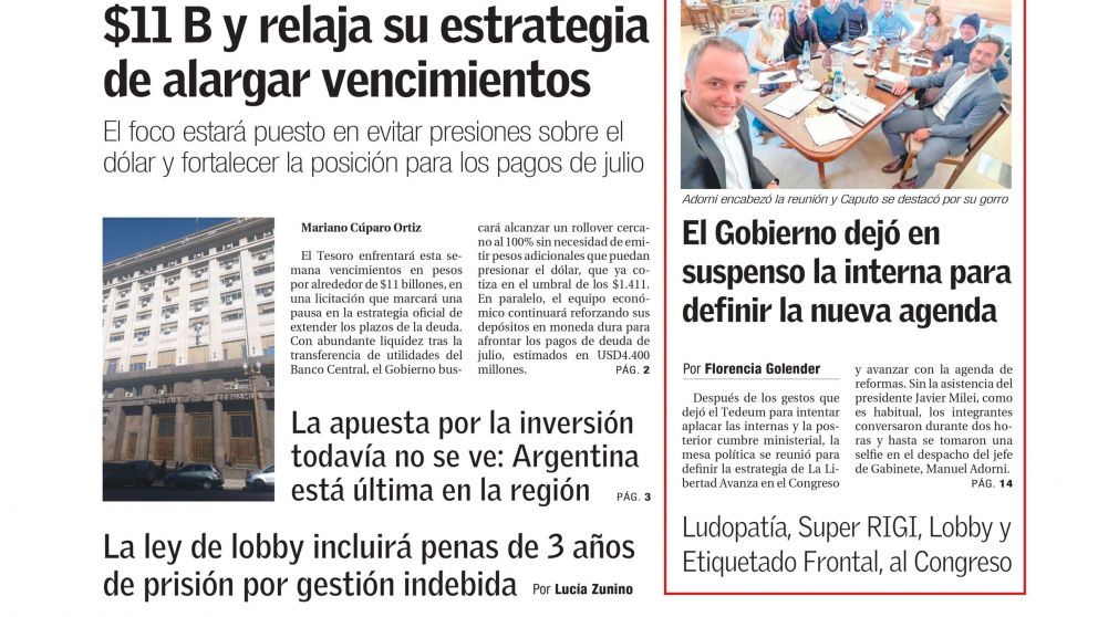 Lleg� el desembolso del FMI y el Tesoro se relaja con los vencimientos: los temas del d�a en BAE Negocios
