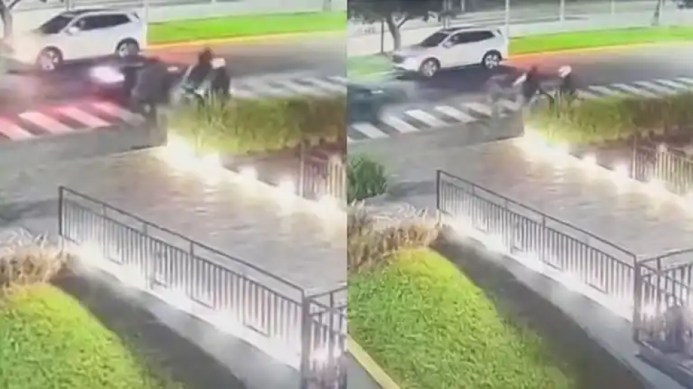 Un joven de 18 a�os qued� internado en grave estado despu�s de que un vigilador del shopping Unicenter