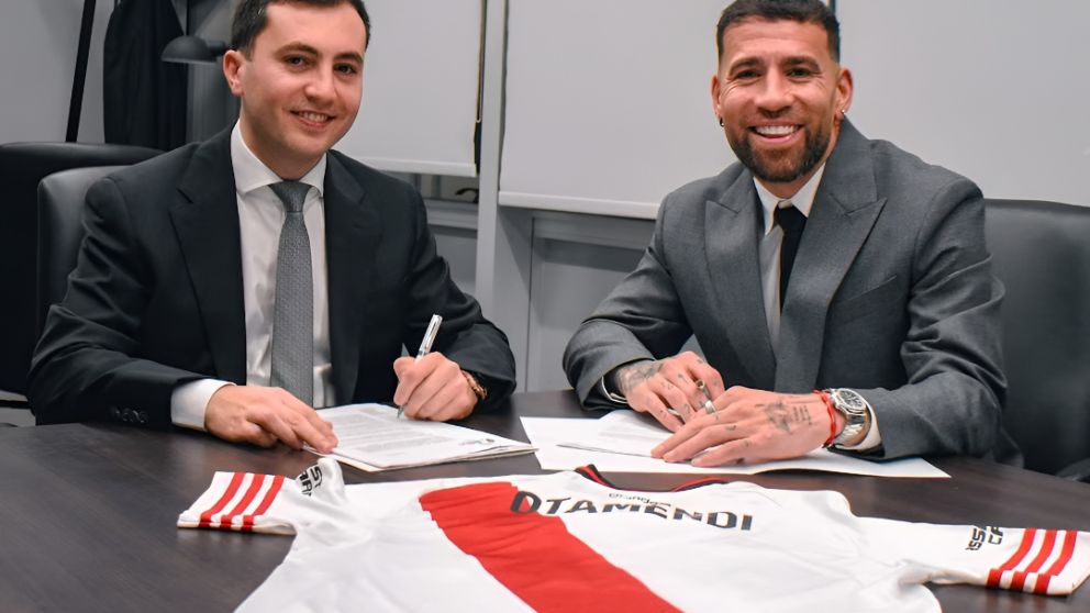 Nicol�s Otamendi es nuevo refuerzo de River: firm� contrato hasta 2027 y llegar� tras el Mundial