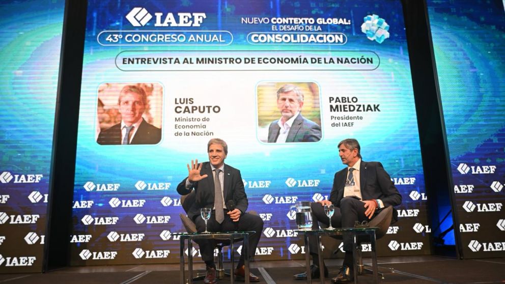Luis Caputo, ministro de Economía