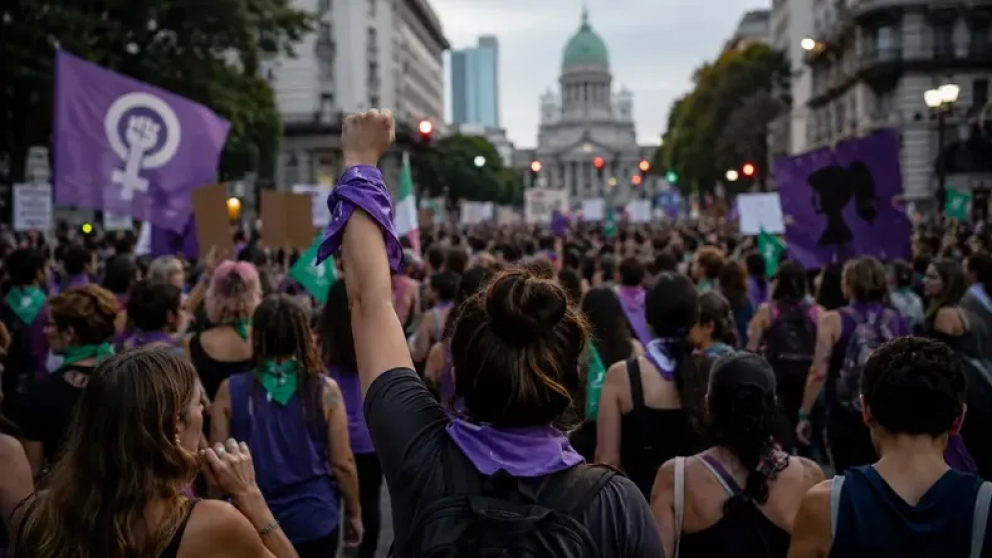 Por Agostina y por todas: Ni Una Menos reuni� a miles de mujeres en todo el pa�s