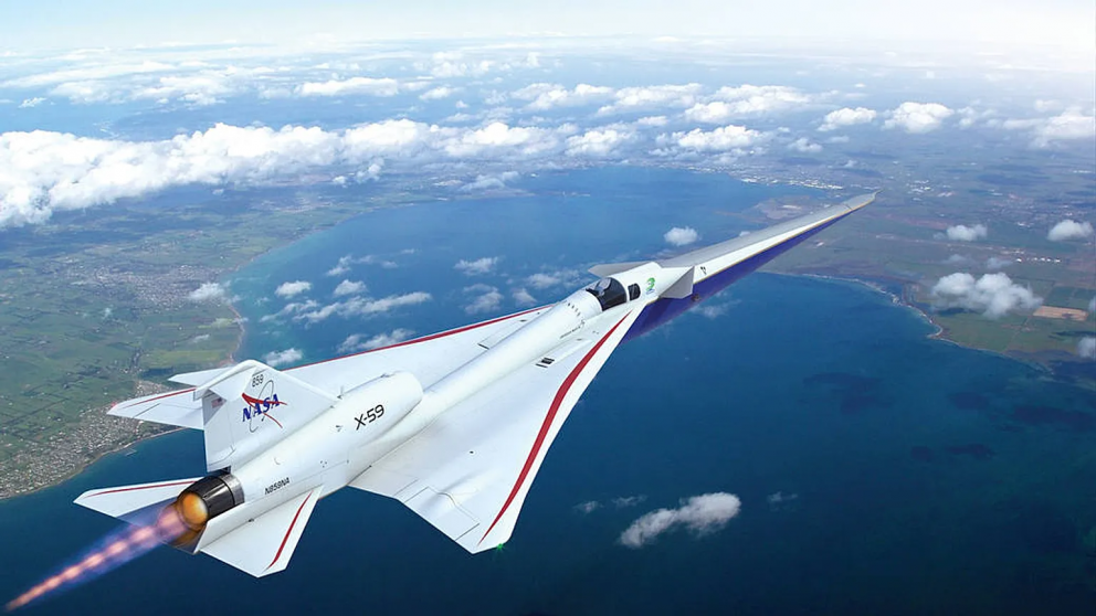 La NASA rompi� la barrera del sonido con su avi�n X-59