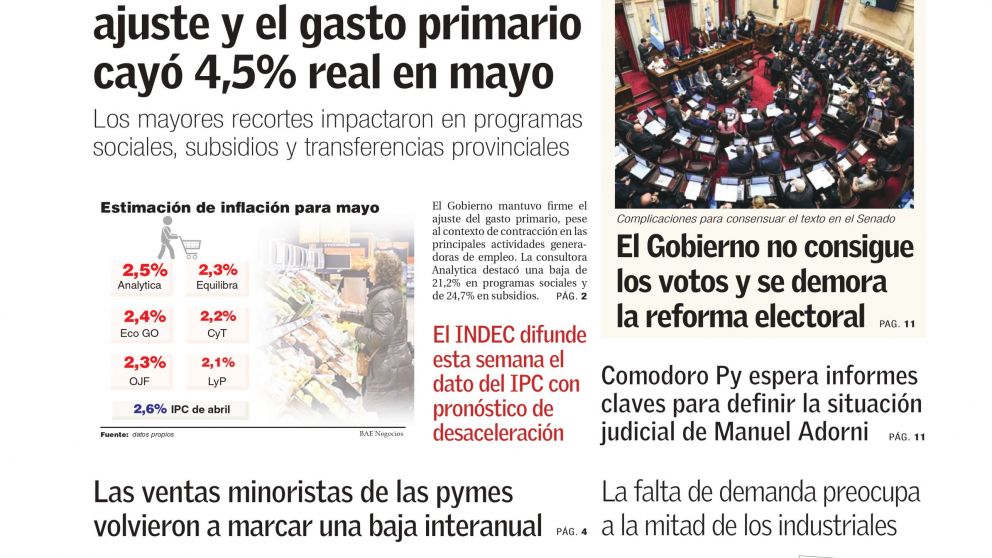 Se espera una baja de la inflación en mayo, pero el consumo no repunta: los temas del día en BAE Negocios