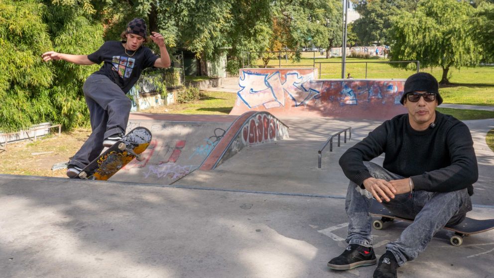 Las pistas de skate est�n distribuidas por plazas y parques porte�os