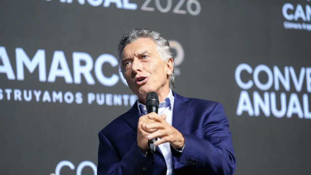 El expresidente habló en la Cámara Argentina de Construcción (CAMARCO) e instó a la cooperación público-privada