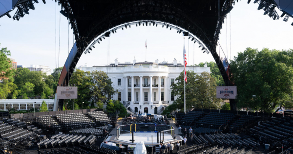 Trump celebra 80 años con evento de UFC en la Casa Blanca
