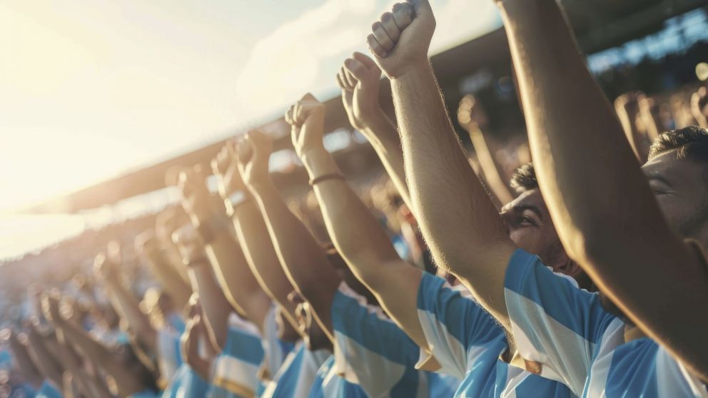 Argentina, en el podio de los países con mayor pasión por el fútbol