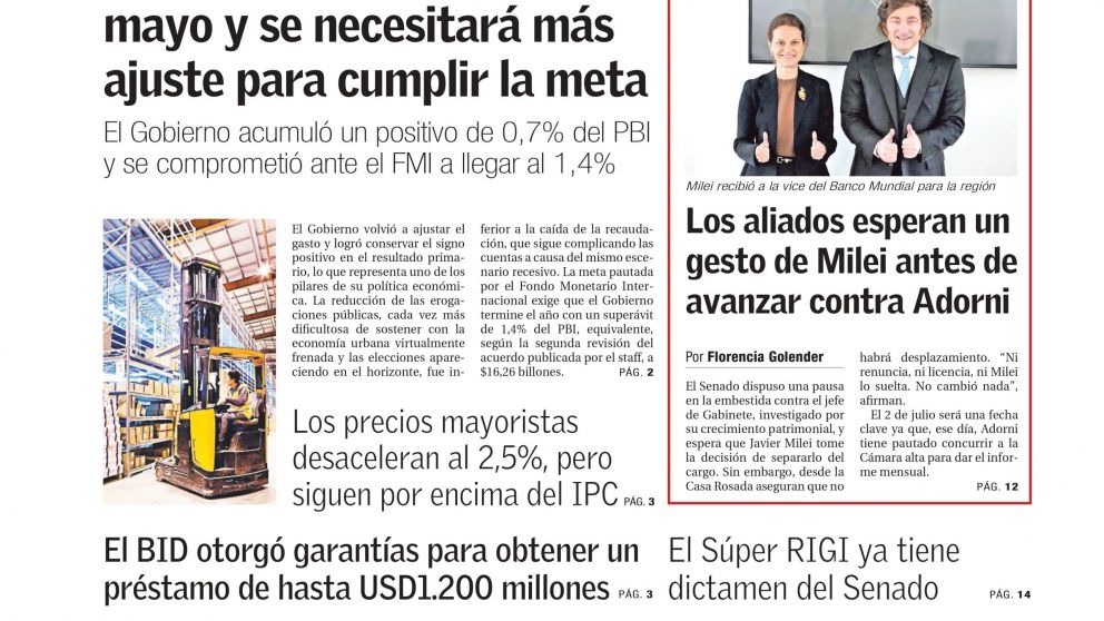 Superávit, industria y garantía del BID: los temas del día en BAE Negocios